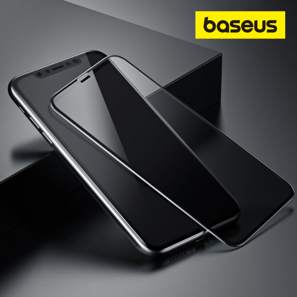 Baseus Protecteur d'écran de 0,23 mm avec bords résistants aux fissures et fonction anti-regard pour iPhone XR/11 6,1 pouces Noir - SGAPIPH61-TG01