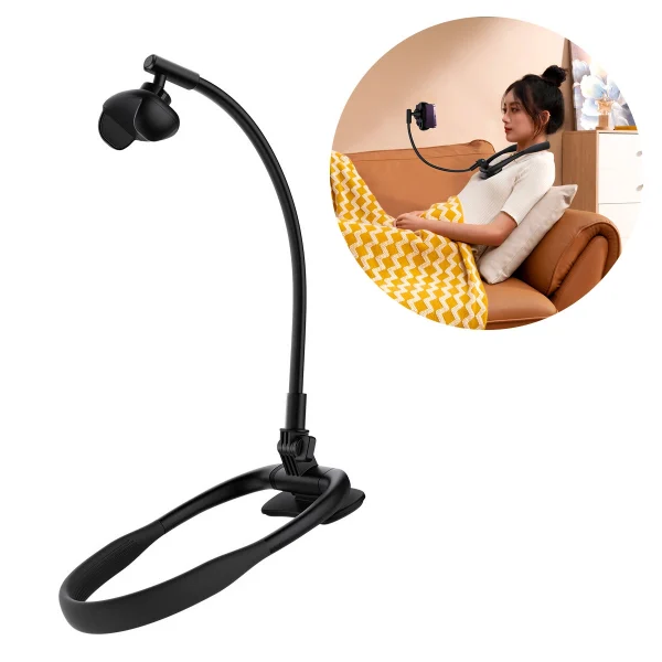 Baseus Support de cou Support de téléphone Noir -LUGB000001